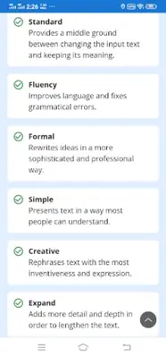 QuillBot AI -Paraphrasing Tool android App screenshot 1